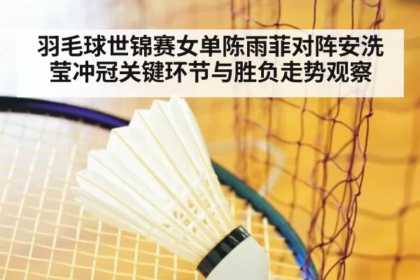 羽毛球世锦赛女单陈雨菲对阵安洗莹冲冠关键环节与胜负走势观察